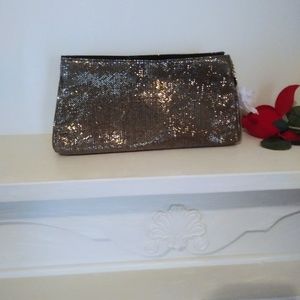 Lancome Paris gold sparkleMakeup/Clutch bag
